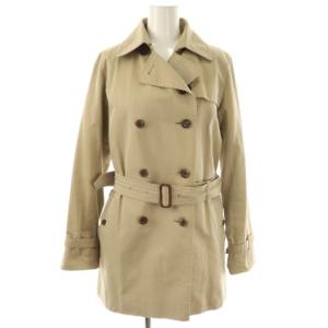 ウールライナー付きショートトレンチコート スプリングコート 36 ベージュ /DO OS