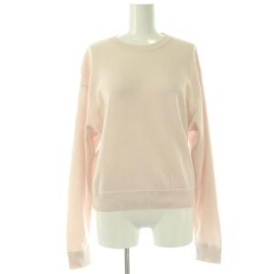 25SS ハイゲージペーパーヤーンプルオーバー ニット カットソー 長袖 クルーネック ピンク /NR