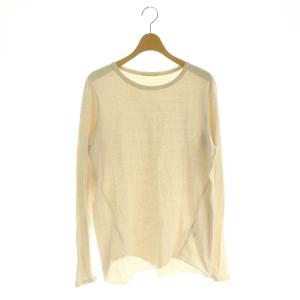 Layering Tシャツ カットソー 長袖 生成り /MI OS