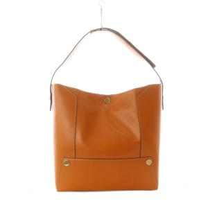 ポッパー トートバッグ ワンハンドル キャメル