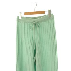 NE QUITTEZ PAS! Knit Cashmere Pants カシミヤニットパンツ S ミントグリーン /DO OS SH