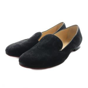 スエードオペラシューズ ローファー 37 黒 ブラック /SS OS SH