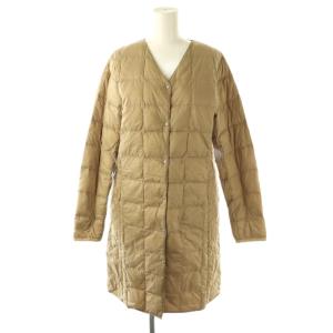 キルティング ダウンコート L ベージュ /ES OS