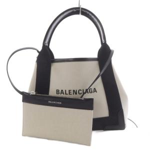 ネイビー カバ XS トートバッグ 2way ナチュラル×ブラック