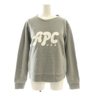 ロゴ スウェット トレーナー XS グレー /DF OS