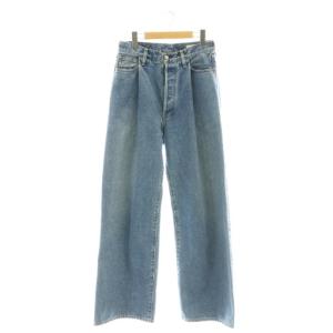 DENIM WIDE LEG デニムパンツ 2 ブルー