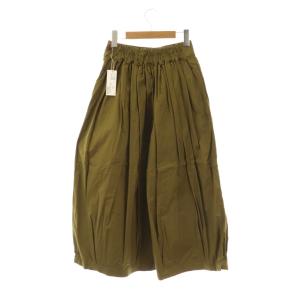 HARVESTY A21609 サーカスキュロットパンツ ワイド コットン 1 カーキ /NR OS SH