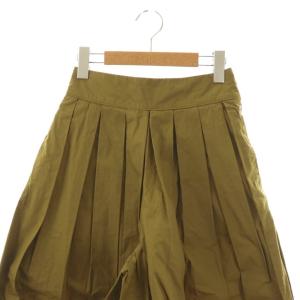 HARVESTY A21609 サーカスキュロットパンツ ワイド コットン 1 カーキ /NR OS SH