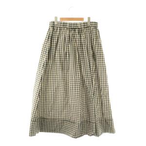 JOURNAL STANDARD LUXE JSL 23SS チェック柄 ギャザースカート フレア チャコールグレー マルチカラー /ES OS