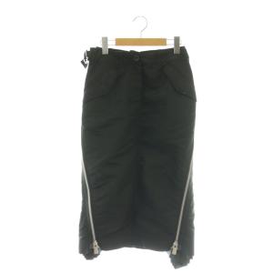 22SS Nylon Twill Mix Skirt 1 ブラック 22-05959