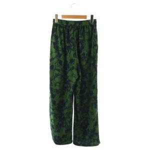 JOURNAL STANDARD relume 25SS コントラストフラワープリントパンツ F グリーン ネイビー /DO OS
