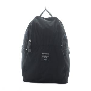 METRO メトロ リュックサック デイパック 黒 ブラック ロゴ /RI OS