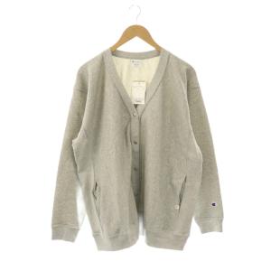 ×チャンピオン Champion REVERSE WEAVE V/N スウェットカーディガン M 杢グレー