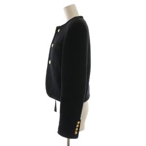 CELINE 2V00C764L シャスールジャケット 34 ブラック