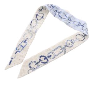HERMES BRODERIE ANGLA DO RE BOUCLES ツイリー シルク ホワイト