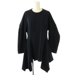 ダブルクロス ランダムヘム チュニック 長袖 38 ネイビー /HK OS