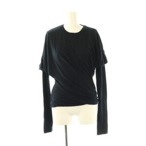 レイヤード カットソー ニット 長袖 38 濃紺 /NR OS