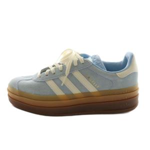 Gazelle Bold  スニーカー シューズ US7 24.0cm 水色 ライトブルー アイボリー