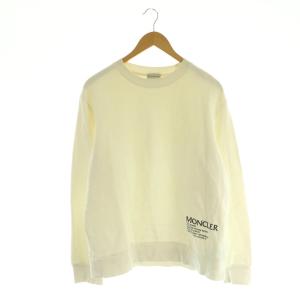 MAGLIA GIROCOLLO ロゴプリントスウェット スウェットシャツ カットソー M アイボリー