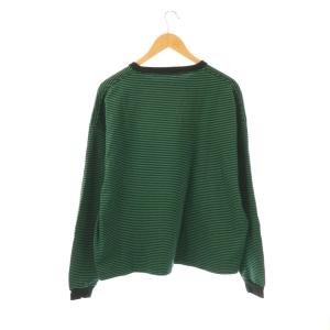 Framework 25AW ミジンボーダーロンT Tシャツ カットソー グリーン ブラック /DF OS