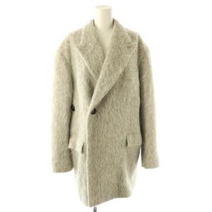 シャギーテーラードジャケット コート アウター 36 グレー /HK OS SH