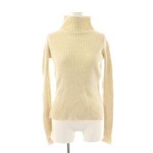 バーニーズニューヨーク別注 カシミヤ混 リブニット セーター 1 アイボリー /ES OS