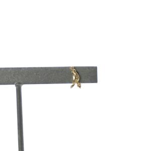 ピアス 両耳用 鳥モチーフ K18 ゴールドカラー /AQ OS