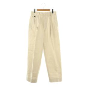 CHINO PANTS チノパンツ タック 34 ライトベージュ 25SMSPA01 /CX OS