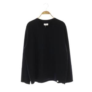 ストレッチミラノリブ VネックロンT Tシャツ カットソー 長袖 40 濃紺 /NR OS