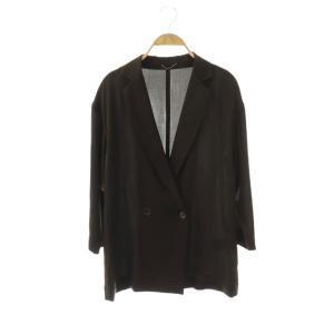 25SS Washable テーラードジャケット ダークブラウン