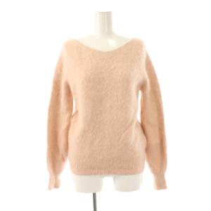 24SS WOOLカシミヤ2WAYプルオーバーニット セーター 2 ピンク /DO OS