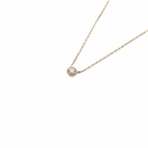 1Pダイヤ ネックレス K18 0.07ct ゴールド