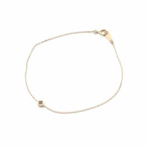 ブレスレット K18 ダイヤ 0.05ct ゴールド /SR