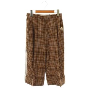 ×adidas スラックス 38 ベージュ