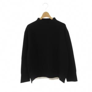 23AW レーヨンストレッチモックネック ニット セーター 38 ブラック /ES OS