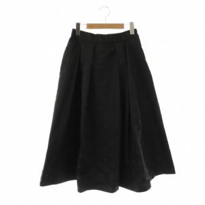 K 23AW ドットジャガード フレアスカート 3 ブラック /ES OS