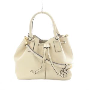 マグロー スモール ドローストリング サッチェル? 2way ハンドバッグ ショルダー ホワイトベージュ