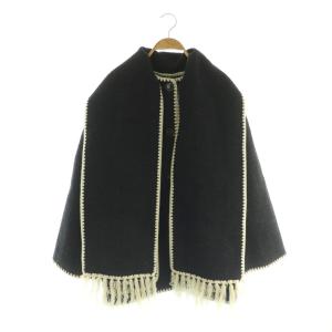 EMBROIDERED SCARF JACKET 32 ブラック 244-WRO918-FB0292