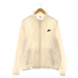 23SS ウインドフルジップ クラブ+ウーブン ジャケット L アイボリー DX-0673-030