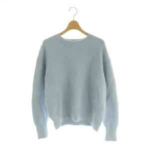 23AW フォックスカシミヤプルオーバー ニット セーター ライトブルー /MI OS