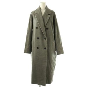 23AW ロング ダブルコート グレー