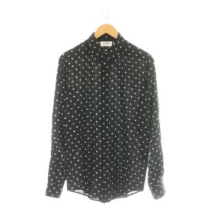 LOOSE SHIRT IN PRINTED VISCOSE トリオンフ 37 ブラック