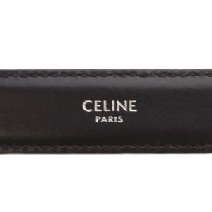 CELINE スモール トリオンフ ベルト レザー 85 ブラック