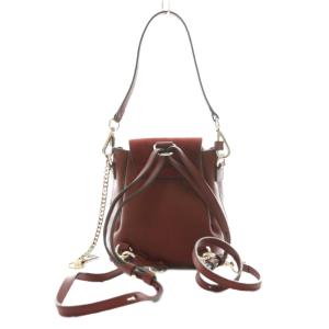 Chloe フェイ ミニ リュックサック ボルドー