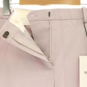 Theory STRETCH CANVAS TREECA 4J N クロップドパンツ テーパード 2 ラベンダー色 /CX