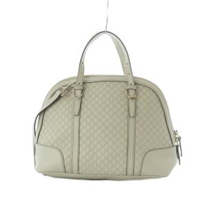 GUCCI マイクログッチシマ 2WAYバッグ  ライトベージュ 309617