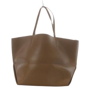 アンドミューク &MyuQ TOTE BAG トートバッグ フェイクレザー キャメル /YO9