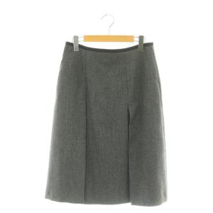 vingt-trois 24AW ツイーディーエトワール Aライン スカート ひざ丈 40 グレー /DF