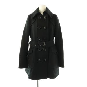 ウールアンゴラ Pコート アウター 38 黒 /NR OS