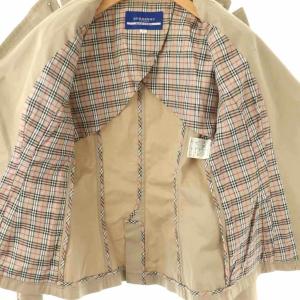 BURBERRY BLUE LABEL 裏地ノバチェックジャケット 36 ベージュ /DO OS